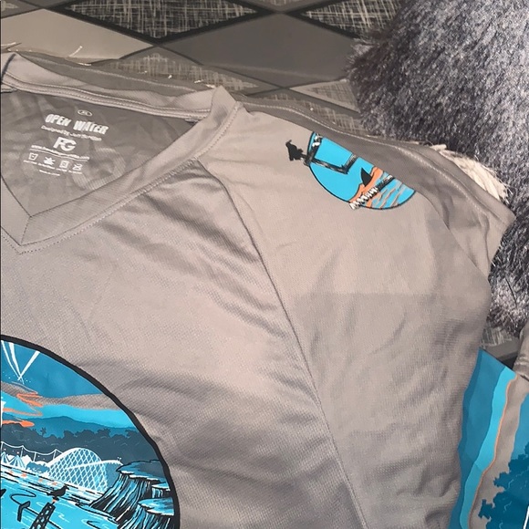 Men gray Open Water sports shorts Sz. XL - Picture 6 of 8